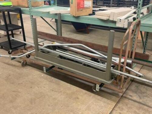 ROLLING UTILITY CART WITH CONTENTS