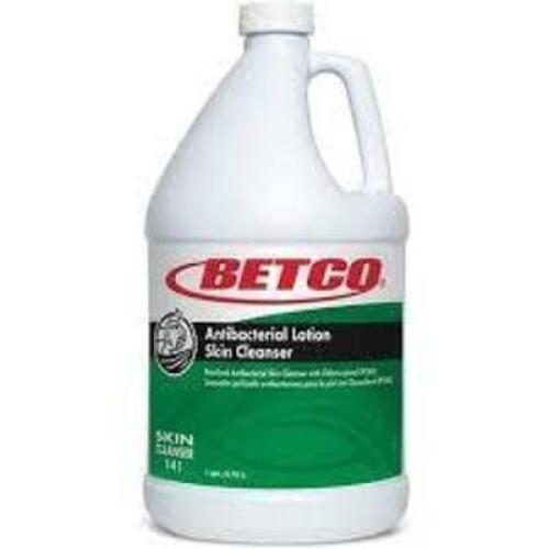 DESCRIPTION: (4) ANTIBACTERIAL LOTION SKIN CLEANSERBRAND/MODEL: BETCOSIZE: 1 GALLONRETAIL$: $31.99 EAQTY: 4
