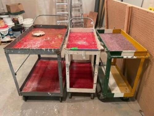 (3) - UTILITY CARTS