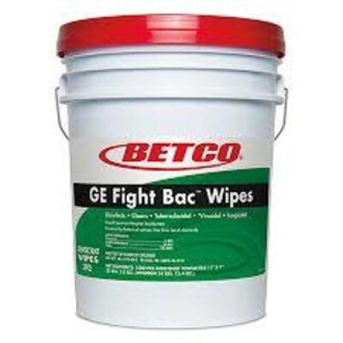 DESCRIPTION: (1) GE FIGHT BAC WIPES BRAND/MODEL: BETCO SIZE: 5 GALLON RETAIL$: $177.99 EA QTY: 1