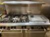 SUNFIRE 6 BURNER RANGE WITH A 24" GRIDDLE - 7