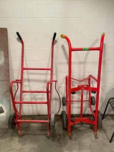 (2) - 50 GAL. DRUM DOLLIES