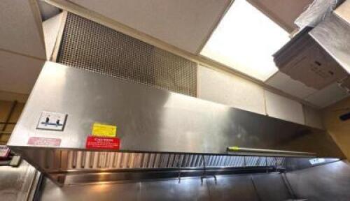 CAPTIVEAIRE 16FT HOOD WITH FIRE SUPPRESSION SYSTEM