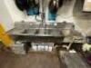STAINLESS STEEL TRIPLE COMPARTMENT SINK - 5