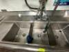 STAINLESS STEEL TRIPLE COMPARTMENT SINK - 9