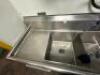 STAINLESS STEEL TRIPLE COMPARTMENT SINK - 10