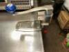 STAINLESS STEEL PREP TABLE W/ SINGLE COMPARTMENT SINK - 10