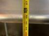 3' STAINLESS STEEL PREP TABLE WITH UNDERSHELF - 8
