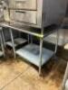 3' STAINLESS STEEL PREP TABLE WITH UNDERSHELF - 5