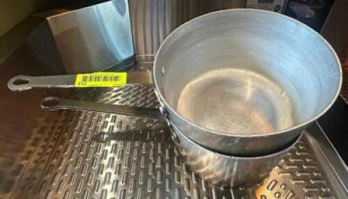 (2) 10" SAUCE PANS