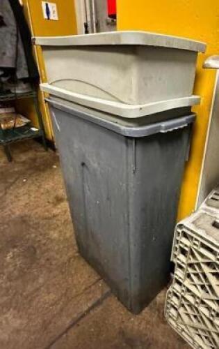 (3)- SLIM WASTE BINS