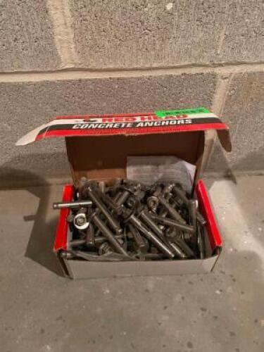 LARGE BOX OF RED HEAD DYNABOLT SLEEVE ANCHORS
