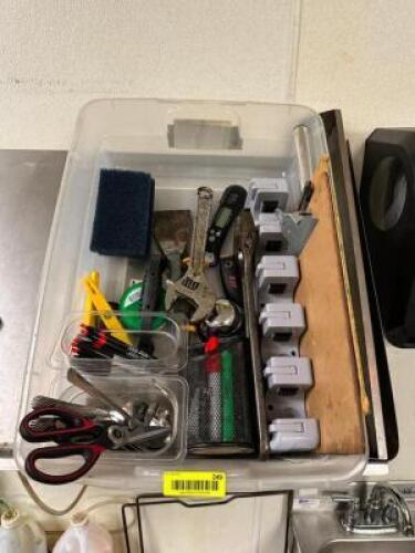 ASSORTED TOOLS AND OFFICE SUPPLIES