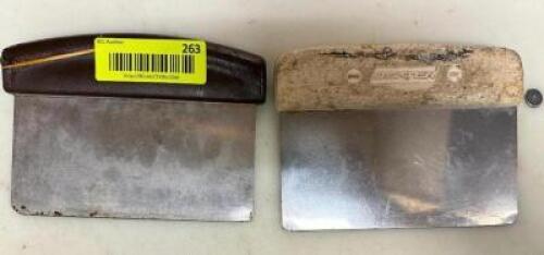 (2)- GRIDDLE SCRAPERS