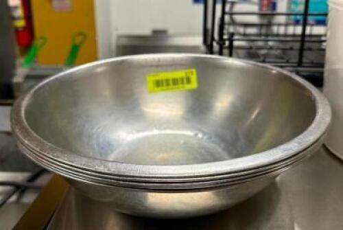 (5)- 12" MIXING BOWLS