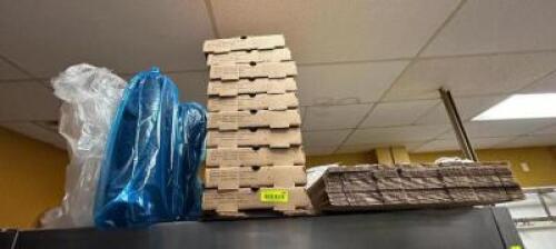 ASSORTED PIZZA BOXES AND TO-GO CONTAINERS