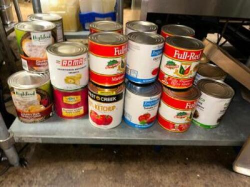 ASSORTED CANNED GOODS