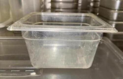 (6)- 1/6TH SIZE PLASTIC INSERTS