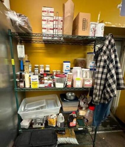 CONTENTS OF SHELF- ASSORTED FOOD PRODUCT