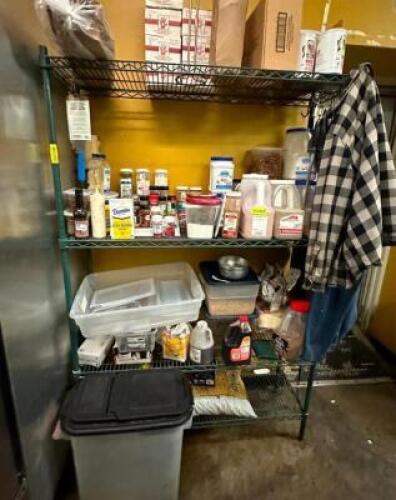 WIRE SHELVING UNIT