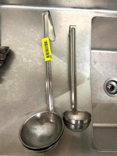 (4)- ASSORTED SIZED LADLES