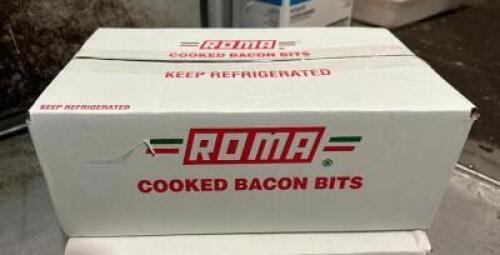 (3)- SEALED BOXES OF FULLY COOKED BACON TOPPING
