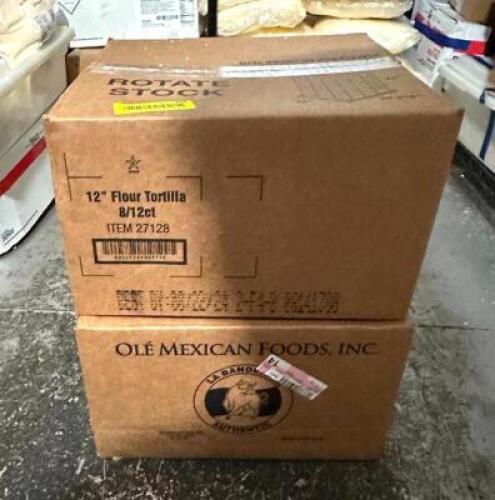 (2)- SEALED BOXES OF FLOUR TORTILLAS