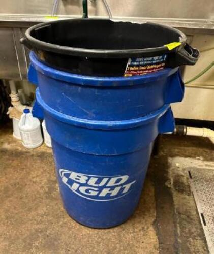 (3)- TRASH CANS
