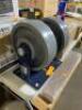 (2) 8" X 2-1/2" SOLID ELASTOMER HEAVY DUTY CASTER (FIXED POSITION) - 2