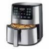 4-QUART DIGITAL AIR FRYER WITH GUIDED COOKING, EASY CLEAN, STAINLESS STEEL