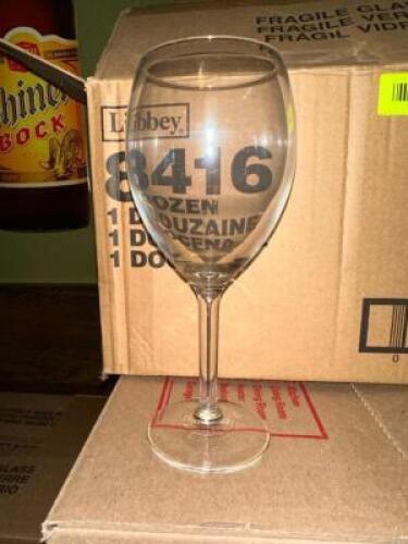 (12) - CT. BOX OF WINE GLASSES
