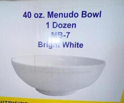 12 CT. CASE OF 40 OZ. MENUDO BOWLS