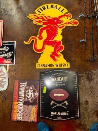 (3) - LIQUOR WALL DECORATIONS