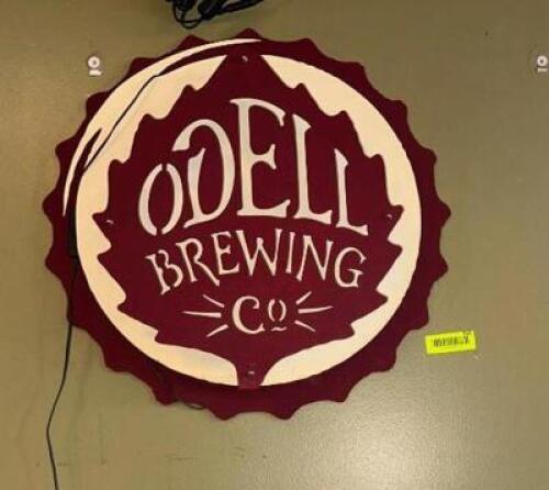 ODELL BREWING CO. LIGHT UP WALL SIGN