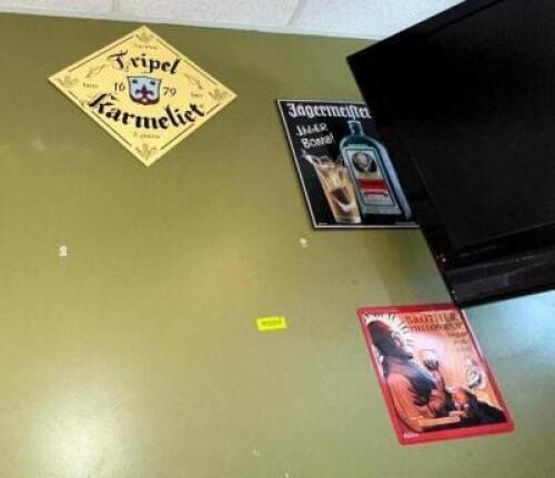 (3) - LIQUOR WALL DECORATIONS