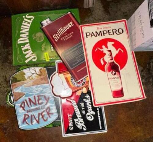 (5) - LIQUOR WALL DECORATIONS