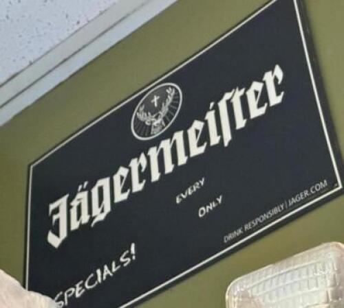 (2) ASSORTED BAR SIGNS. J�GERMEISTER AND MUNCHEN
