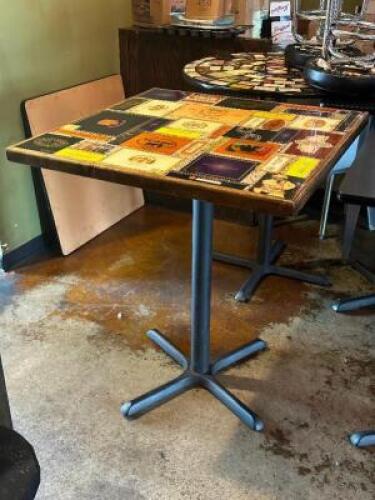 3 FT. HIGH TOP CUSTOM BUILT DINNING TABLE