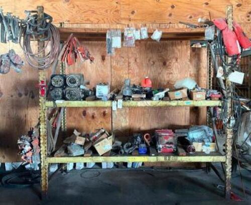 CONTENTS OF PALLET RACKING (ASSORTED PARTS & SUPPLIES AS SHOWN)