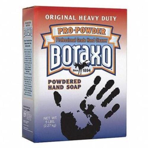 (2) UNSCENTED, POWDER, HAND CLEANER, 5 LB, BOX, BORAXO