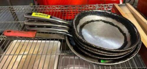 (5) ASSORTED FRY PANS