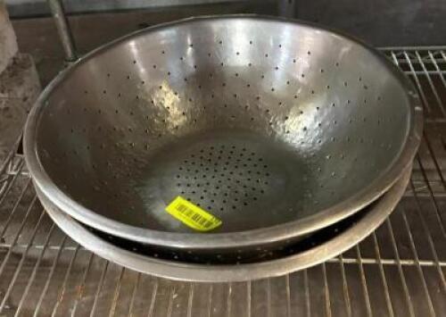 (2) 16" COLANDERS