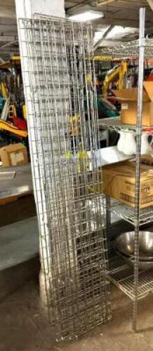 (5) 6' WIRE SHELVES