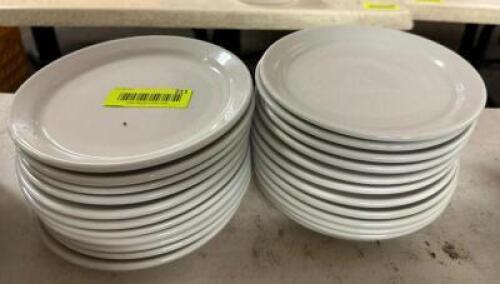 (24) SMALL CHINA PLATES