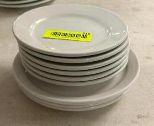 (9) ASSORTED SMALL CHINA PLATES