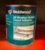 (2)- ALL WEATHER OUTDOOR CARPEST ADHESIVE