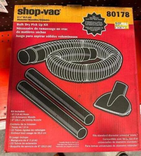 SHOP VAC BULK DRY PICK UP KIT