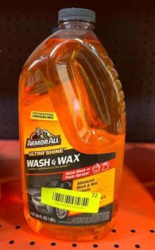 (2)- ARMOR ALL WASH AND WAX