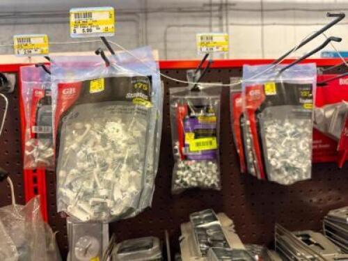 ASSORTED CABLE STAPLES