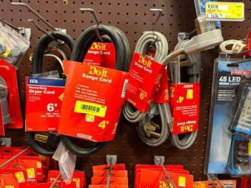 ASSORTED REPLACEMENT APPLIANCE CORDS
